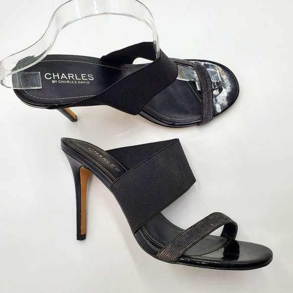 Charles by Charles David Iridescent Stiletto Sandals - Picture 1 of 15